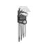 HEX KEY W. BALL SET 9PCS 2 10MM CrV