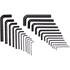 HEX KEY SET 25PCS 1 10MM METRIC INCH