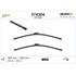 Valeo VF303 Silencio Flat Wiper Blades Front Set (550 / 550mm   Slider Arm Connection) for ALLROAD 2000 to 2005