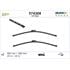 Valeo VF353 Silencio Flat Wiper Blades Front Set (550 / 550mm   Slider Arm Connection) for Mercedes C CLASS Coupe 2003 2006