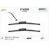 Valeo VF400 Silencio Flat Wiper Blades Front Set (650 / 550mm   Side Pin Arm Connection) for GRAND SCÉNIC 2004 to 2009