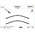 Valeo VF402 Silencio Flat Wiper Blades Front Set (650 / 650mm   Side Pin Arm Connection) for Mercedes E CLASS 2002 2008