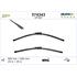 Valeo VF307 Silencio Flat Wiper Blades Front Set (500 / 500mm   Pinch Type Arm Connection) for BMW 1 Series 2004 to 2012