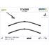 Valeo VF354 Silencio Flat Wiper Blades Front Set (550 / 400mm   Side Pin Arm Connection) for GT 2003 to 2010
