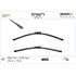 Valeo VF371 Silencio Flat Wiper Blades Front Set (600 / 475mm   Pinch Tab Arm Connection) for BMW 3 Series Convertible 2006 to 2011