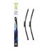 Valeo VF380 Silencio Flat Wiper Blades Front Set (550 / 550mm   Claw Arm Connection) for Audi A6 Avant 2005 to 2011