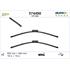 Valeo VF340 Silencio Flat Wiper Blades Front Set (450 / 484mm   Bayonet Arm Connection) for Mini Roadster 2012 to 2015