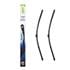 Valeo VF391 Silencio Flat Wiper Blades Front Set (600 / 600mm   Side Pin Arm Connection) for Mercedes E CLASS 2009 to 2015