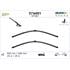 Valeo VF391 Silencio Flat Wiper Blades Front Set (600 / 600mm   Side Pin Arm Connection) for Mercedes E CLASS 2009 to 2015