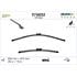 Valeo VF452 Silencio Flat Wiper Blades Front Set (650 / 475mm   Push Button Arm Connection) for V40 Hatchback 2012 Onwards