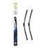Valeo VF344 Silencio Flat Wiper Blades Front Set (550 / 550mm   Push Button Arm Connection)