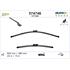 Valeo VF346 Silencio Flat Wiper Blades Front Set (600 / 380mm   Push Button Arm Connection) for YPSILON 2003 to 2011
