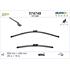 Valeo VF348 Silencio Flat Wiper Blades Front Set (650 / 400mm   Push Button Arm Connection) for Toyota Megane E Tech SUV 2021 Onwards