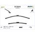 Valeo VF815 Silencio Flat Wiper Blades Front Set (580 / 530mm   Push Button Arm Connection) for BMW Z4 2018 Onwards