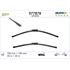 Valeo VF878 Silencio Flat Wiper Blades Front Set (750 / 750mm   Pinch Tab Arm Connection) for Ford S Max 2015 Onwards