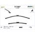 Valeo VF887 Silencio Flat Wiper Blades Front Set (750 / 700mm   Push Button Arm Connection) for Renault Scenic IV 2016 Onwards