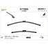 Valeo VF895 Silencio Flat Wiper Blades Front Set (800 / 750mm   Push Button Arm Connection) for C4 Picasso 2013 Onwards