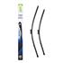 Valeo VF895 Silencio Flat Wiper Blades Front Set (800 / 750mm   Push Button Arm Connection) for C4 Picasso 2013 Onwards