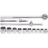 SOCKET SET 14PCS 3/4" 22 50MM