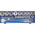 SOCKET SET 19 50MM 3/4" 21PCS