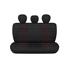 PLATINUM Style Seat Covers (Black/Red) For Citroen C ZERO 2010 Onwards