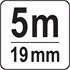 MEASURING TAPE 5M X 19 MM