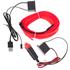 5m LED Car Ambient Lighting Strip   Red