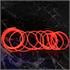 5m LED Car Ambient Lighting Strip   Red