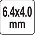 ALUMINIUM BLIND RIVETS 6.4x4.0MM 50PCS