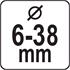 STEP DRILL 6 38MM
