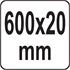 HEXAGONAL WRECKING BAR 600 X 20 MM