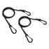 Snap Hook, pair of elastic cords with aluminium karabiners