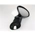 Right Wing Mirror (electric, not heated, primed cover) for FIAT LINEA, 2007 2014