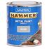 Maston Hammer Metal Paint   Smooth Silver   750ml