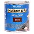 Maston Hammer Metal Paint   Smooth Brown   750ml