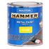 Maston Hammer Metal Paint   Smooth Yellow   750ml