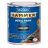 Maston Hammer Metal Paint   Smooth Dark Grey   750ml