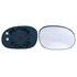 Right Wing Mirror Glass (not heated) and Holder for Citroen C3, 2002 2009