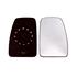 Right Wing Mirror Glass (not heated) and Holder for Nissan INTERSTAR van, 2002 2010