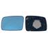 Left Blue Wing Mirror Glass (heated) and Holder for RANGE ROVER MK III, 2002 2010