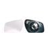 Left Wing Mirror Glass (heated, circular attachment) and Holder for FORD MONDEO Mk III Saloon, 2003 2007