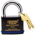 Draper Expert 64195 70mm Heavy Duty Padlock and 2 Keys with Super Tough Molybdenum Steel Shackle