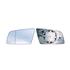 Left Blue Wing Mirror Glass (heated) and Holder for BMW 5 Touring, 2004 2009
