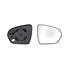 Right Wing Mirror Glass (heated, blind spot warning indicator) and Holder for Citroen C5 AIRCROSS 2018 Onwards