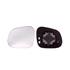 Left Wing Mirror Glass (heated) and Holder for SEAT ALTEA XL, 2006 2015