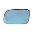 Left Blue Wing Mirror Glass (heated) and Holder for PEUGEOT 407, 2004 2010