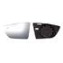 Left Wing Mirror Glass (heated, blind spot warning indicator) and holder for Seat ARONA 2017 Onwards