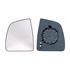 Left Wing Mirror Upper Glass (Heated) for Opel COMBO Platform, 2012 Onwards