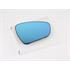 Right Blue Wing Mirror Glass (heated) and Holder for Citroen DS3, 2010 Onwards