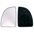Right Wing Mirror Glass (heated) and Holder for Citroen Relay Flatbed, 2002 2006